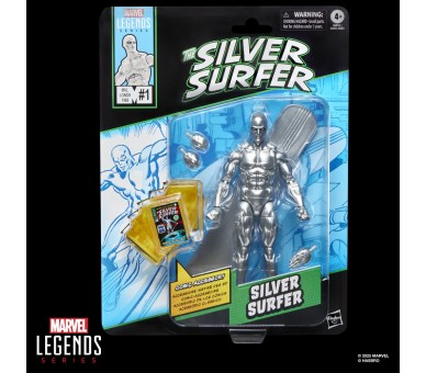 Figura Estela Plateada The Silver Surfer Marvel Legends Series 15cm