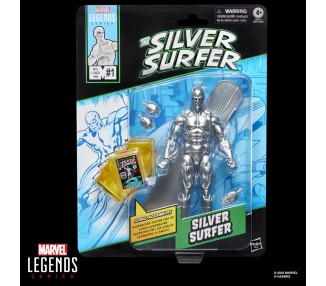 Figura Estela Plateada The Silver Surfer Marvel Legends Series 15cm