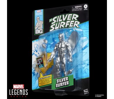 Figura Estela Plateada The Silver Surfer Marvel Legends Series 15cm
