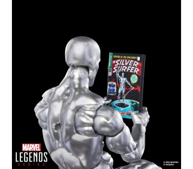 Figura Estela Plateada The Silver Surfer Marvel Legends Series 15cm