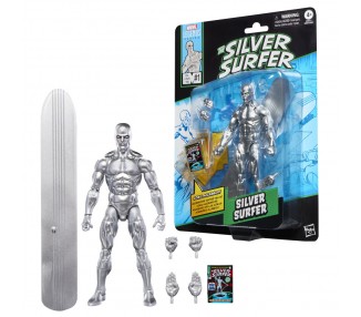 Figura Estela Plateada The Silver Surfer Marvel Legends Series 15cm