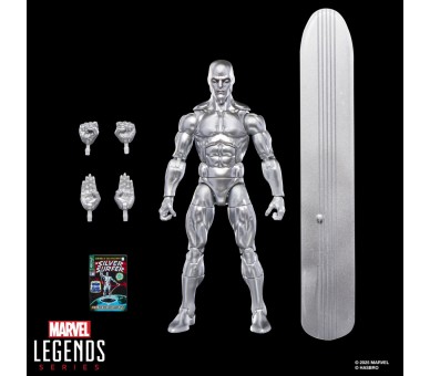 Figura Estela Plateada The Silver Surfer Marvel Legends Series 15cm