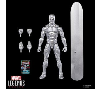 Figura Estela Plateada The Silver Surfer Marvel Legends Series 15cm