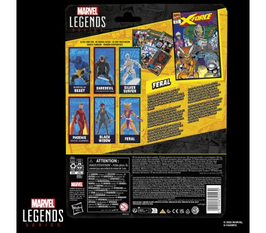 Figura Feral X-Force Marvel Legends Series 15cm