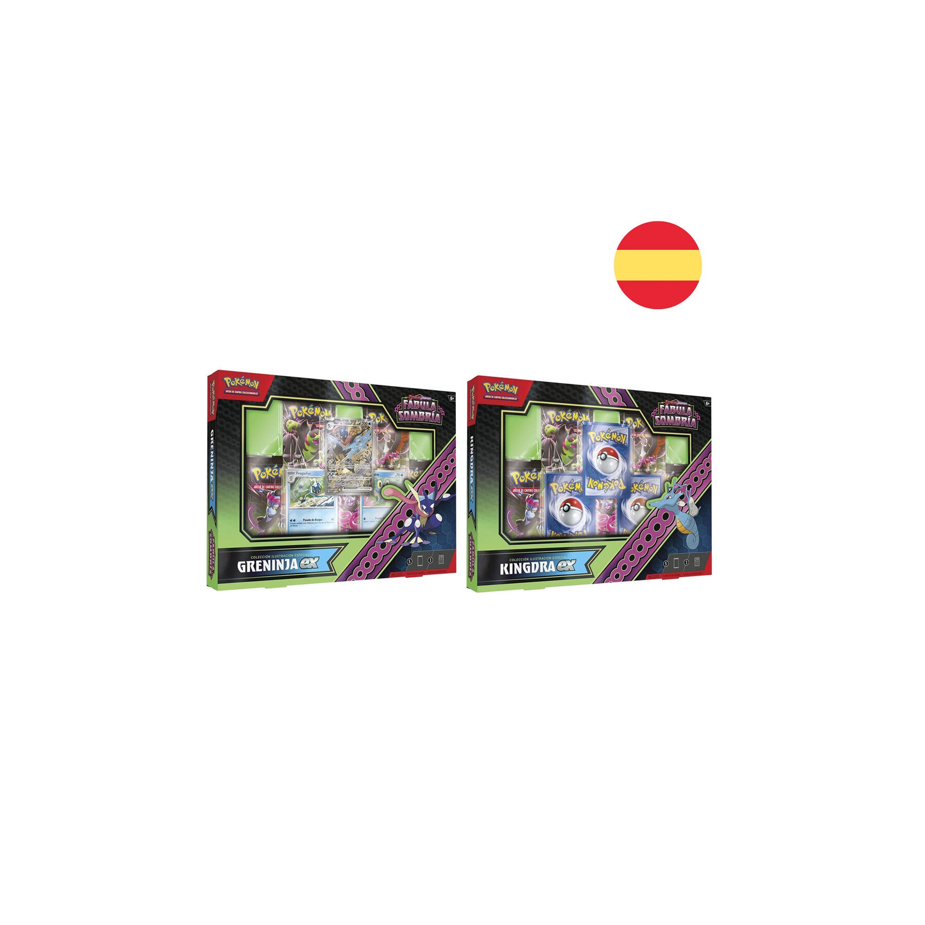 Blister juego cartas coleccionables Fabula Sombria Escarlata & Purpura Pokemon Español surtido