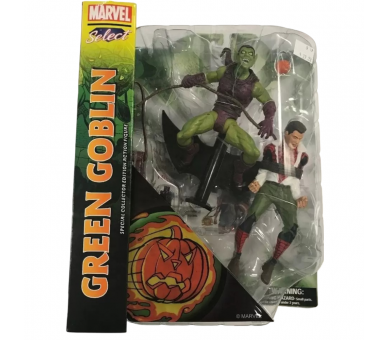 Figuras Duende Verde & Peter Parker Marvel Select 15cm