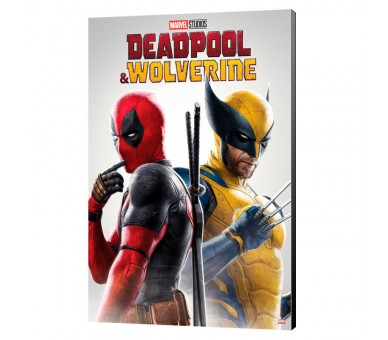 Cuadro madera Wolverine & Deadpool Marvel