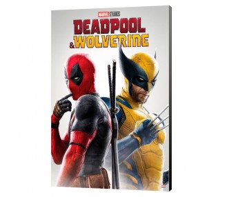 Cuadro madera Wolverine & Deadpool Marvel