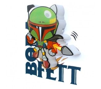 Lampara 3D Light FX mini Boba Fett Star Wars