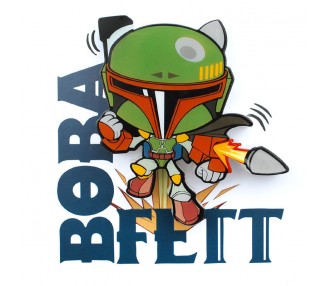 Lampara 3D Light FX mini Boba Fett Star Wars