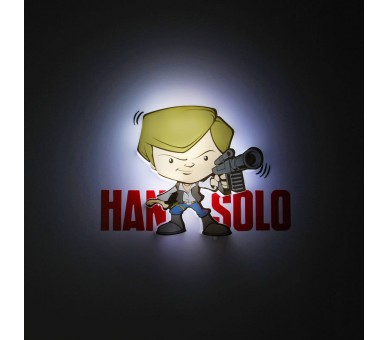 Lampara 3D Light FX mini Hans Solo Star Wars