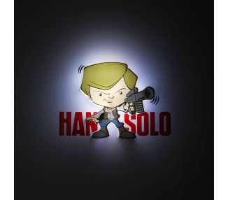 Lampara 3D Light FX mini Hans Solo Star Wars