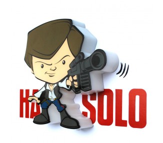 Lampara 3D Light FX mini Hans Solo Star Wars