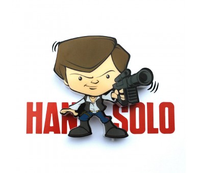 Lampara 3D Light FX mini Hans Solo Star Wars