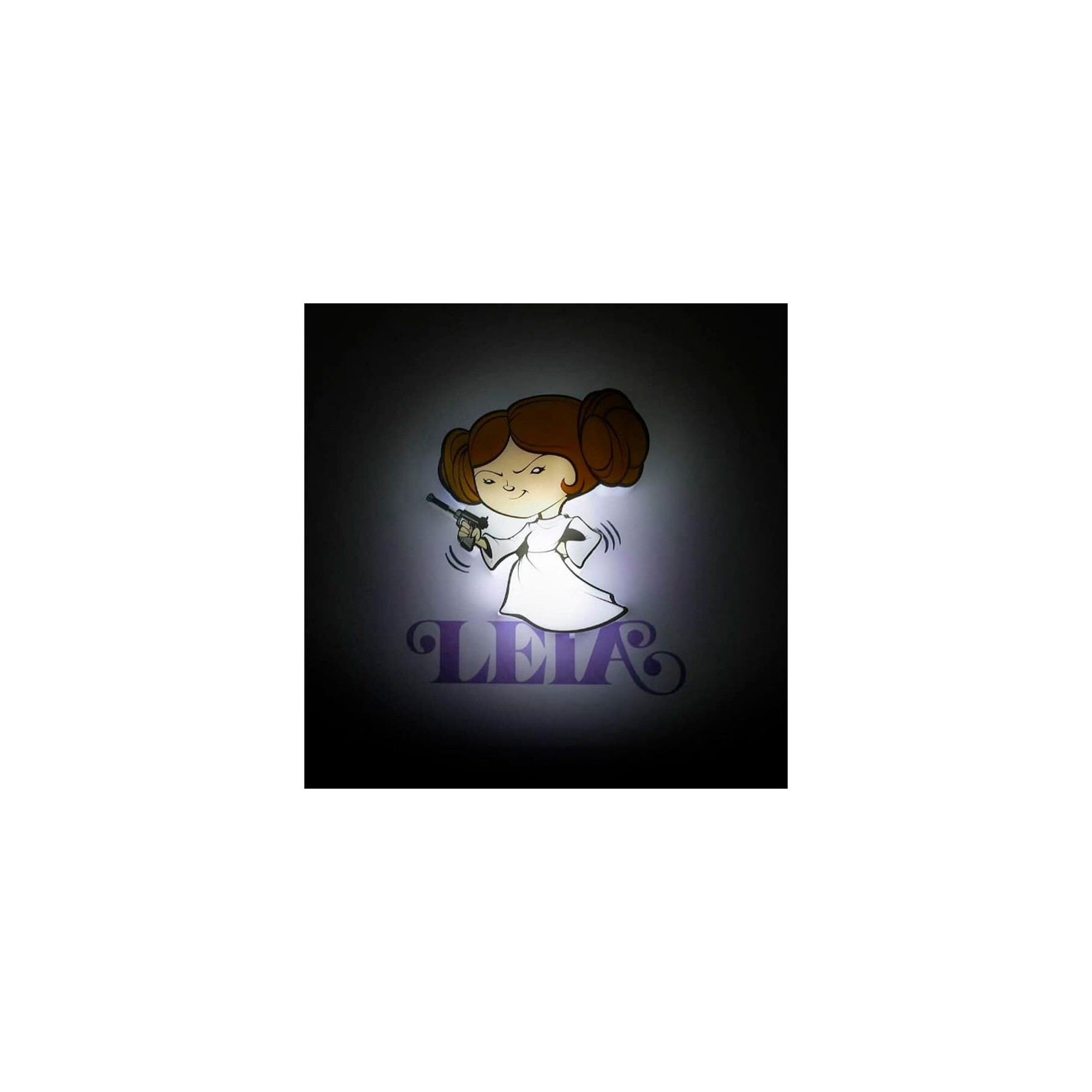 Lampara 3D Light FX mini Leia Star Wars