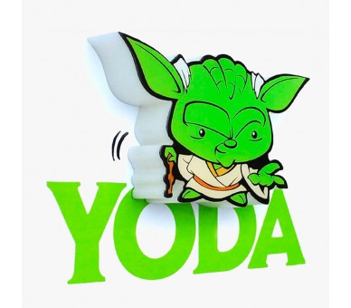 Lampara 3D Light FX mini Yoda Star Wars