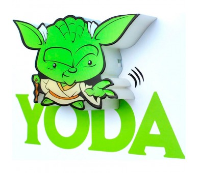 Lampara 3D Light FX mini Yoda Star Wars