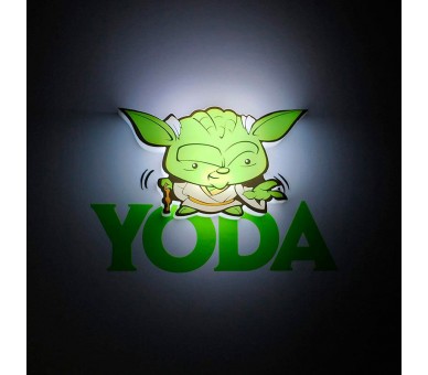 Lampara 3D Light FX mini Yoda Star Wars