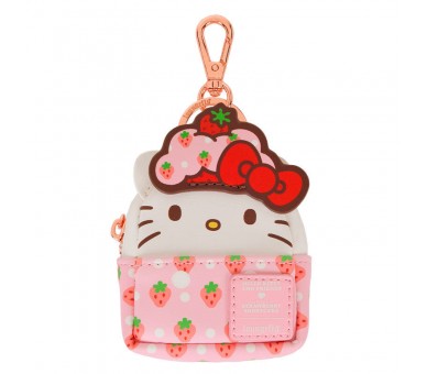 Llavero mini mochila Mystery hortcake Scented Hello Kitty & Friends x Strawberry Loungefly surtido