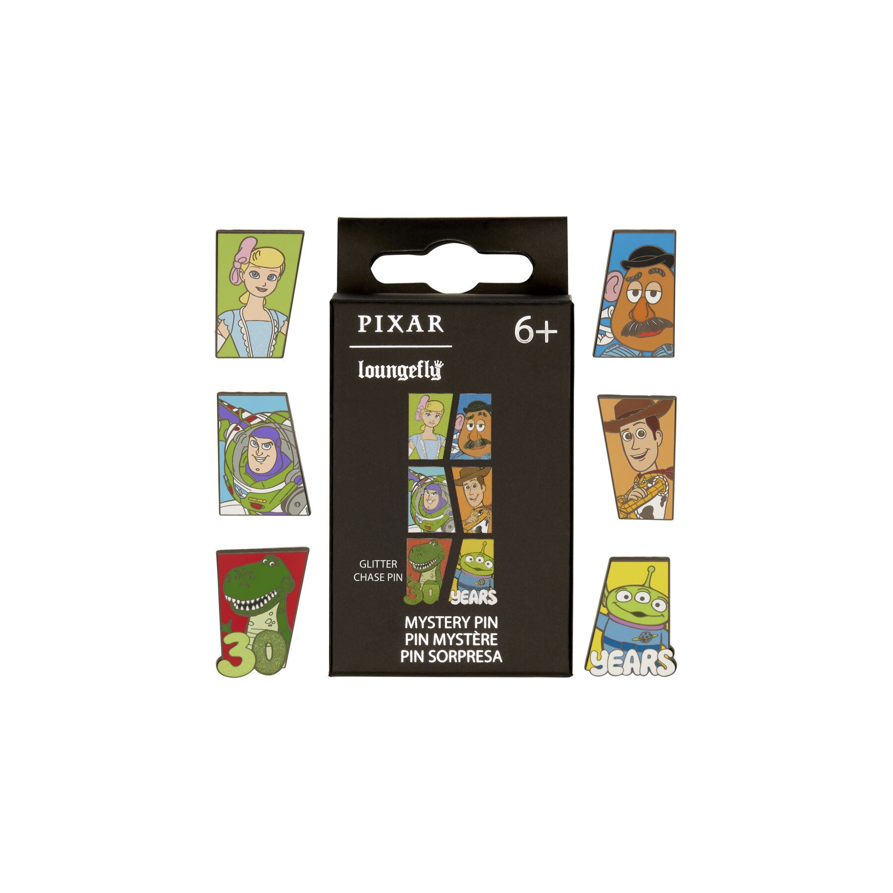 Blind Box Mystery Enamel Pin 30th Anniversary Toy Story Disney Pixar Loungefly surtido