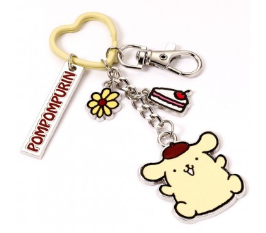 Llavero Pompompurin Hello Kitty