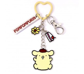 Llavero Pompompurin Hello Kitty