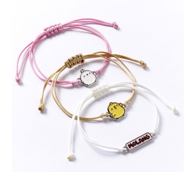 Blister 3 pulseras de la amistad Molang