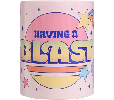 Taza funda de peluche Angel & Stitch Disney 440ml