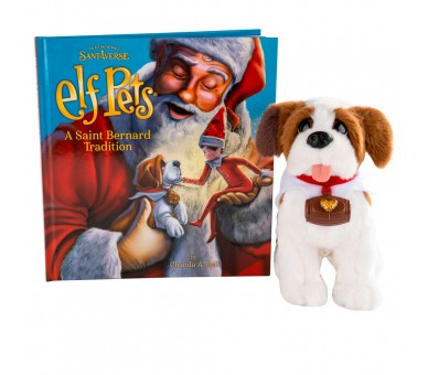 Set Cuento + Peluche Perro San Bernando Elf Pets español