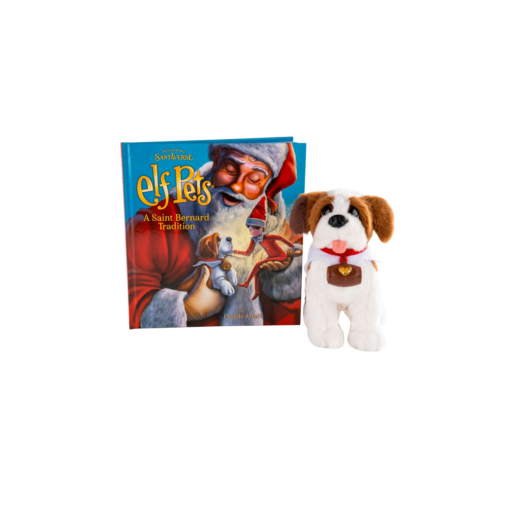 Set Cuento + Peluche Perro San Bernando Elf Pets español