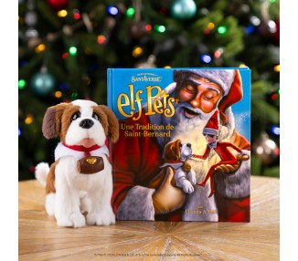 Set Cuento + Peluche Perro San Bernando Elf Pets español