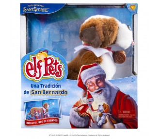 Set Cuento + Peluche Perro San Bernando Elf Pets español