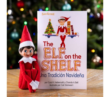 Set Cuento + Muñeco Elfo niña The Elf On the Shelf español