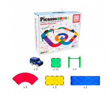 Pista de carreras magnetica 30pzs