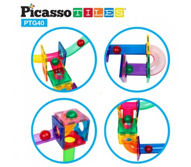 Circuito de canicas magnetico 40pzs