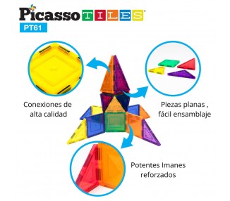 Bloques magneticos 61pzs