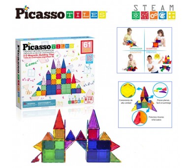 Bloques magneticos 61pzs