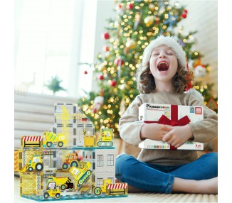 Bloques magneticos + 8 vehiculos