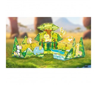 Bloques magneticos Safari + 8 figuras