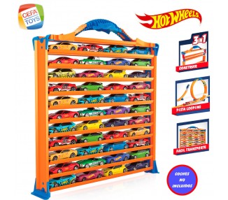 Maletin portacoches 3 en 1 Hot Wheels