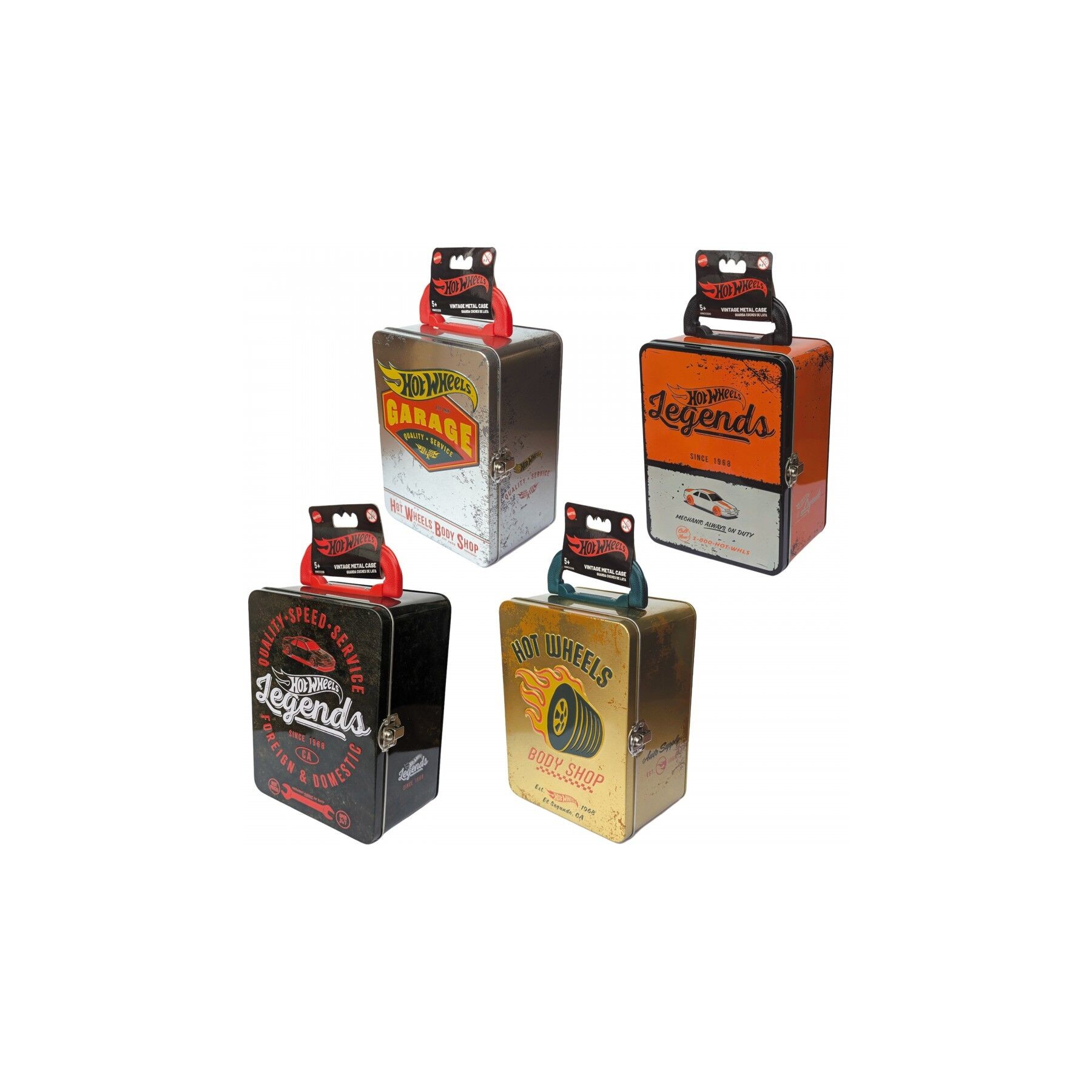 Maletin metalido vintage Hot Wheels surtido