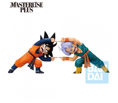 Set 2 Figuras Ichibansho Masterlise Son Goten & Trunks Battle of Super Saiyan Dragon Ball Z 9cm