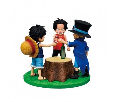 Figura Ichibansho Ace & Sabo & Luffy Dramatic Memories One Piece 10cm