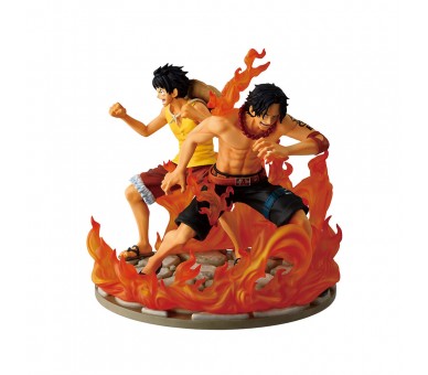 Figura Ichibansho Ace & Luffy Dramatic Memories One Piece 15cm