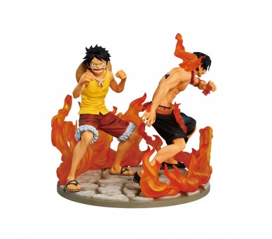 Figura Ichibansho Ace & Luffy Dramatic Memories One Piece 15cm