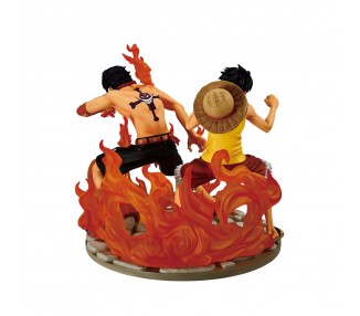 Figura Ichibansho Ace & Luffy Dramatic Memories One Piece 15cm