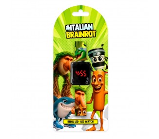 Reloj digital LED Italian Brainrot