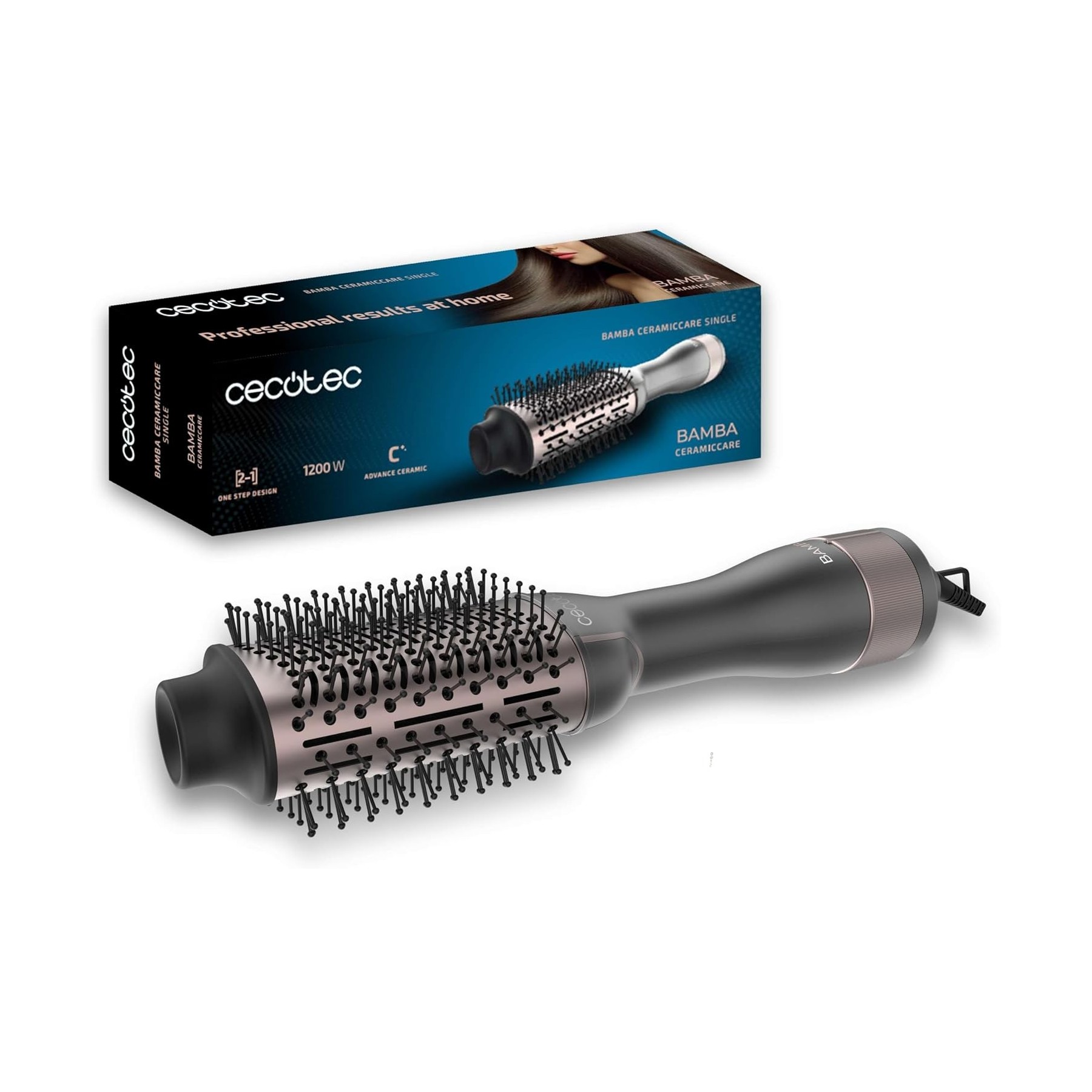 Cepillo Alisador Cecotec Bamba Ceramiccare Single