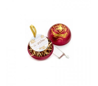 Colgante Gryffindor + Bola De Navidad Harry Potter