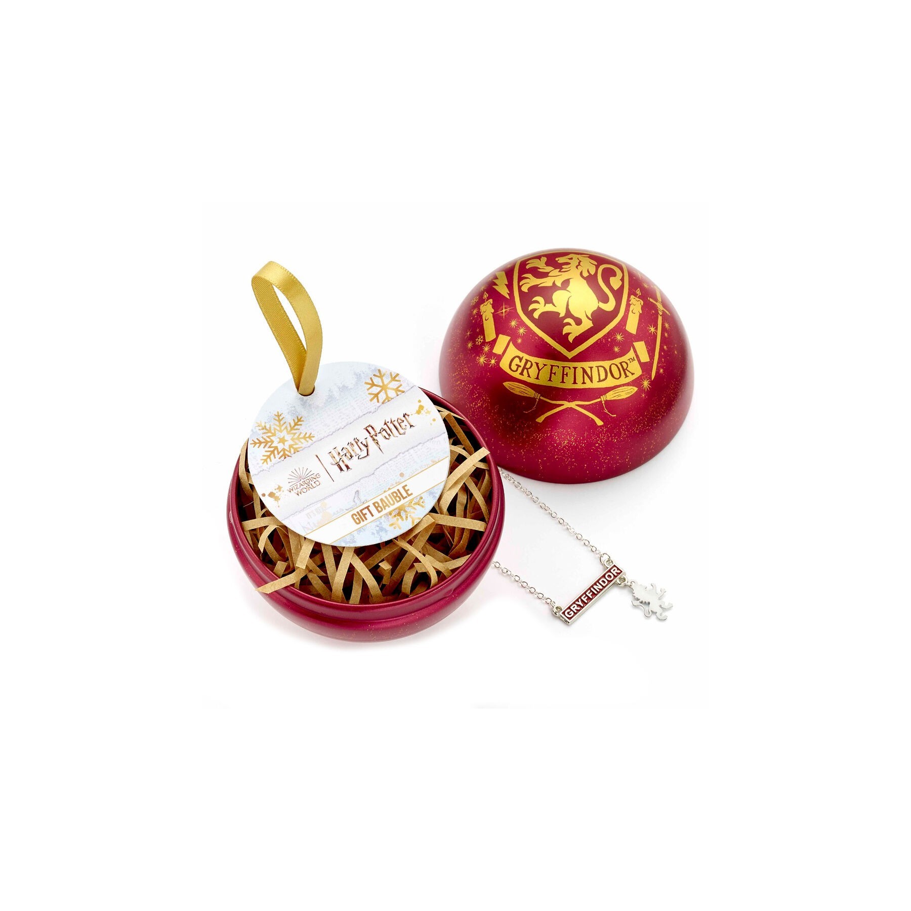 Colgante Gryffindor + Bola De Navidad Harry Potter
